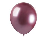 Ciao Paquete 100 globos metalizados en latex natural Premium Quality A50 (diámetro 13cm / 5"), rosa metalizado