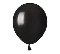 Ciao - Paquete 100 globos nacarados en latex natural Premium Quality A50 (Ø 13cm / 5"), negro nacarado