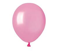 Ciao - Paquete 100 globos nacarados en latex natural Premium Quality A50 (Ø 13cm / 5"), rosa nacarado