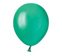 Ciao - Paquete 100 globos nacarados en latex natural Premium Quality A50 (Ø 13cm / 5"), verde nacarado