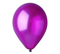 Ciao - Paquete 100 globos nacarados en latex natural Premium Quality G120 (Ø 33cm / 13"), rojo bordeaux nacarado