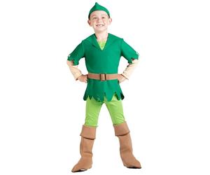Ciao- Peter Pan costume travestimento bambino Toon Studio (Taglia 3-4 anni)