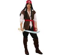Ciao- Pirata Jack Disfraz niño con Espada de Juguete, sólido, Multicolor, 9-11 Anni (27023.9-11)