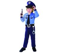 Ciao- Policía Disfraz niño (3 años) con músculos Acolchados