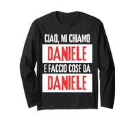 Ciao Sono Daniele Faccio Cose Da Daniele Personalizzato Manga Larga