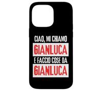 Ciao Sono Gianluca Faccio Cose Da Gianluca Personalizzato Carcasa para iPhone 14 Pro MAX