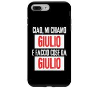 Ciao Sono Giulio Faccio Cose Da Giulio Personalizzato Carcasa para iPhone 7 Plus/8 Plus