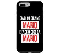 Ciao Sono Mario Faccio Cose Da Mario Personalizzato Ironica Carcasa para iPhone 7 Plus/8 Plus