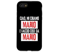 Ciao Sono Mario Faccio Cose Da Mario Personalizzato Ironica Carcasa para iPhone SE (2020) / 7/8