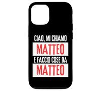 Ciao Sono Matteo Faccio Cose Da Matteo Personalizzato Carcasa para iPhone 12/12 Pro