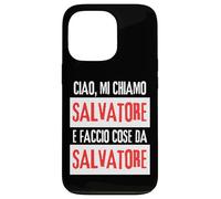 Ciao Sono Salvatore Faccio Cose Da Salvatore Personalizzato Carcasa para iPhone 13 Pro