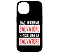 Ciao Sono Salvatore Faccio Cose Da Salvatore Personalizzato Carcasa para iPhone 14