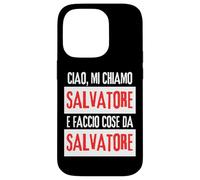 Ciao Sono Salvatore Faccio Cose Da Salvatore Personalizzato Carcasa para iPhone 14 Pro