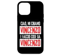 Ciao Sono Vincenzo Faccio Cose Da Vincenzo Personalizzato Carcasa para iPhone 12 Mini