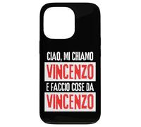 Ciao Sono Vincenzo Faccio Cose Da Vincenzo Personalizzato Carcasa para iPhone 13 Pro