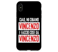 Ciao Sono Vincenzo Faccio Cose Da Vincenzo Personalizzato Carcasa para iPhone XS MAX