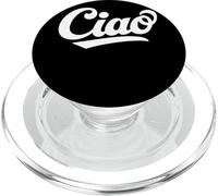 Ciao Tipografía Italia Cultura Italiana Lengua Viaje PopSockets PopGrip para MagSafe