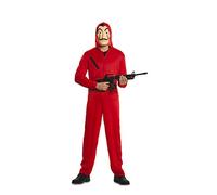Ciao Tuta Rossa Rapinatore Casa Di Carta Costume Originale (Taglia M/l) Disfraces, Rossol, Unisex Adulto