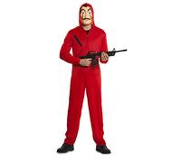 Ciao 706842.XL Casa de Papel - Mono y máscara para adultos (talla XL), color rojo