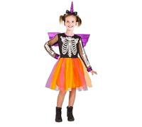 Ciao- Unicorn Skeletrina Esqueleto Unicornio disfraz niña (Talla 8-10 años)