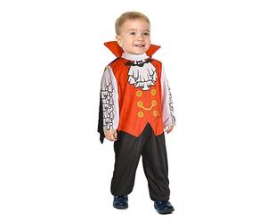 Ciao- Vampiro Pequeño Disfraz Mono Baby (Talla 1-2 años) con Capa