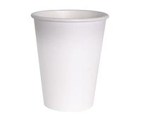 Ciao - Vasos de papel FSC compostables (250 ml), 8 unidades, blanco, gris humo, 34803.