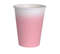Ciao - Vasos de papel FSC compostables (250 ml), 8 unidades, rosa antiguo, 34809