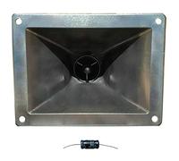 Ciare 1 PT252 Driver Tweeter de compresión 12.00 x 9.00 cm 75 vatios rms y 200 vatios MAX impedancia 8 ohmios sensibilidad 105 db spl casa + Condensador Libre, 1 Pieza