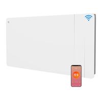 CIARRA CBHTD20A-W - Radiador inercial cerámico de 2000 W, película calefactora, calentamiento ultrarrápido, para espacios grandes, wifi