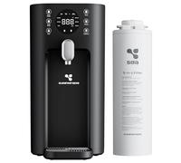 CIARRA X SusGreenable Purificador de Agua por Ósmosis Inversa de Sobremesa, Agua Caliente Instantánea 3s, 4 Temperaturas, Filtro RO 5 Etapas, Depósito 4.3L, Pantalla TDS, Sin Instalación
