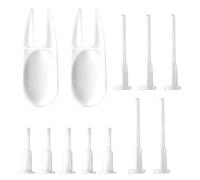 CIATBYYJ 10 unidades de tapones de aire para pelota de yoga, pelota de gimnasia, fácil aplicación, bloque de aire Pezziball, kit de repuesto con 2 dispositivos de extracción