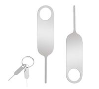 CIATBYYJ 2 agujas para tarjeta SIM, adaptador de tarjeta SIM, adaptador universal para tarjetas SIM con llavero, ranura para tarjetas SIM, herramienta de extracción de tarjetas SIM, lápiz para