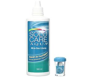 Ciba vision Solo Care Aqua - Producto para el cuidado de lentes de contacto blandas (4 x 360 ml)