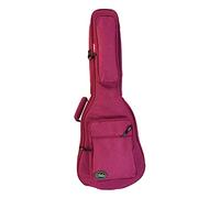cibeles Funda para Guitarra Clásica o Flamenca - Acolchado 20mm, Espuma Alta Densidad Tamaño 4/4 (Rojo)