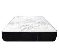 Ciberdescans Colchón de Muelles Ensacados KM2 Visco Graphene 28 cm Termorregulador Firmeza Media 5 Zonas Hipoalergénico, 160x190cm
