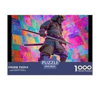 Ciberespadachón Puzzle 1000 Piezas - Colección Artística, Experiencia Zen En Casa, Packaging Cuidado, Póster, 38x26cm/1000pcs