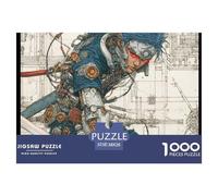 Ciberespadachón Puzzle 1000 Piezas - Colección Artística, Experiencia Zen En Casa, Packaging Cuidado, Póster, 38x26cm/1000pcs