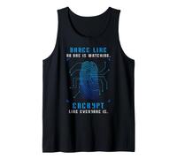 Ciberseguridad cifra a Todos Viendo privacidad Humor Camiseta sin Mangas