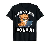 Ciberseguridad Experto Definición Hacker Hacking Codificación Cat Camiseta
