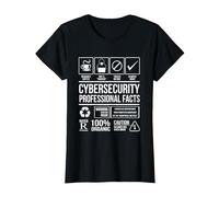 Ciberseguridad Hechos Profesionales Codificación Hacker Camiseta, Mujer, Negro, M