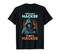 Ciberseguridad Piensa como Hacker Defensa ética Humor Camiseta