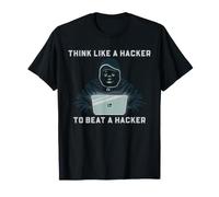 Ciberseguridad Piensa como Hacker Defensa ética Humor Camiseta