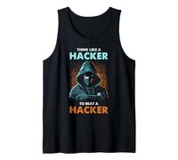 Ciberseguridad Piensa como Hacker Defensa ética Humor Camiseta sin Mangas