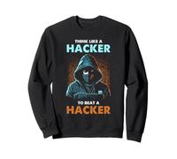 Ciberseguridad Piensa como Hacker Defensa ética Humor Sudadera