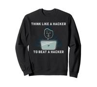 Ciberseguridad Piensa como Hacker Defensa ética Humor Sudadera