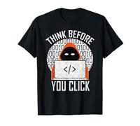Ciberseguridad: piense Antes de Hacer Clic Camiseta