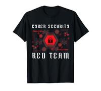 Ciberseguridad Red Team Analyst Lock Infosec Design Camiseta