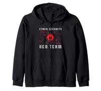 Ciberseguridad Red Team Analyst Lock Infosec Design Sudadera con Capucha