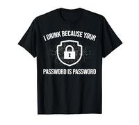 Ciberseguridad Seguridad informática Seguridad cibernética Su contraseña Camiseta