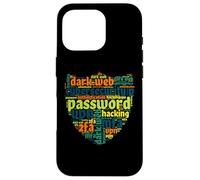 Ciberseguridad Word Cloud Lock Seguridad de TI Carcasa para iPhone 16 Pro